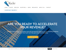 Tablet Screenshot of kyckr.com